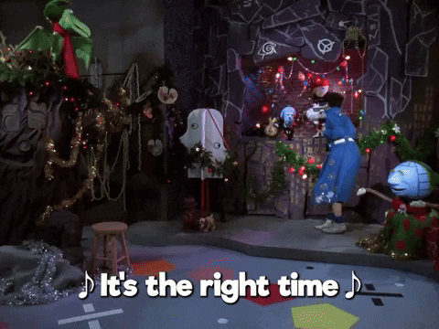 Its The Right Time Pee Wee Herman Dance GIF