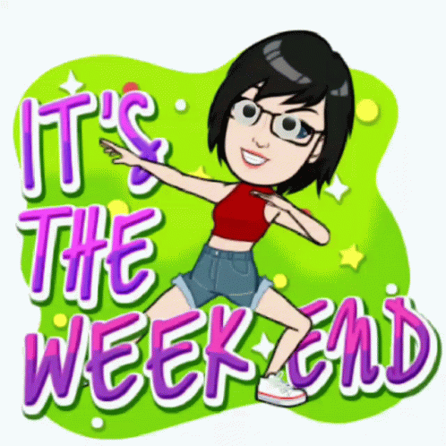 Its The Weekend Googly Eyes GIF