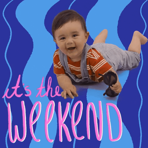 Its The Weekend Playing Baby GIF
