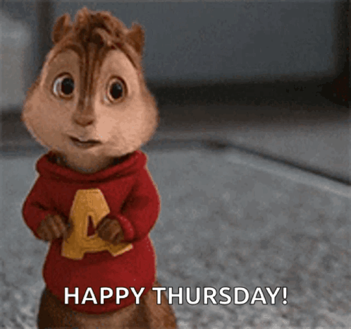 Its Thursday Alvin The Chipmunk GIF