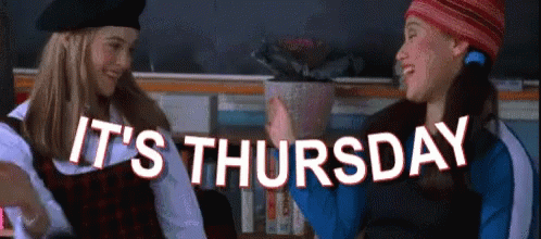 Its Thursday Friendship Hand Gesture GIF