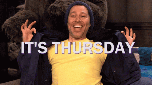 Its Thursday Sam Riegel GIF