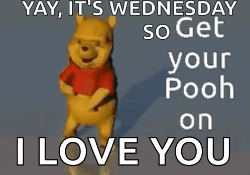 Its Wednesday Dancing Winnie The Pooh GIF
