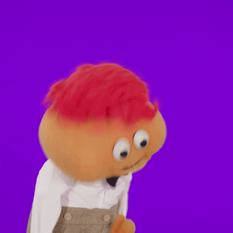Its Wednesday Excited Gerbert Puppet GIF