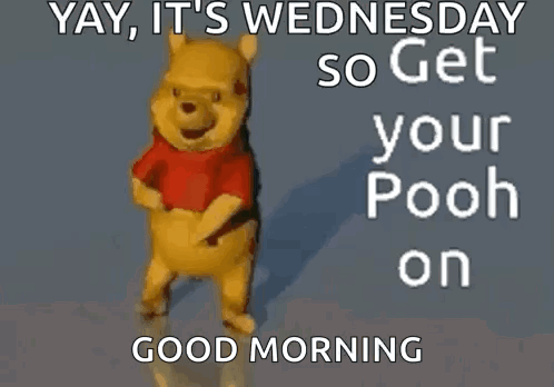 Its Wednesday Good Morning Winnie The Pooh GIF