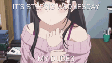 Its Wednesday My Dudes Megumi Kato Girl Anime GIF