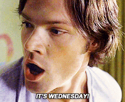 Its Wednesday Yelling Jared Padalecki GIF