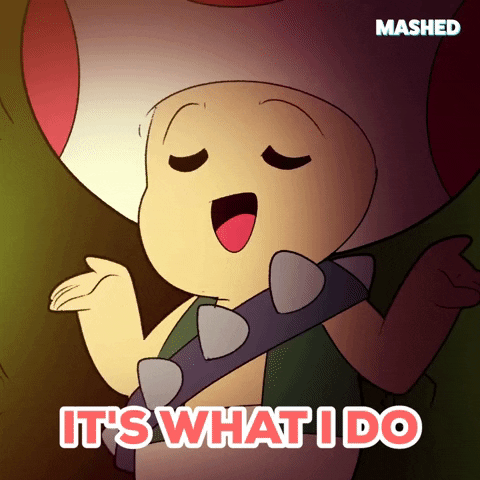 Its What I Do Toad Legend Of Zelda GIF