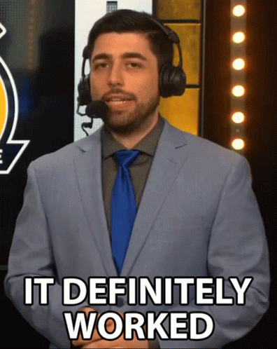 Its Working Emcee In His American Suit GIF