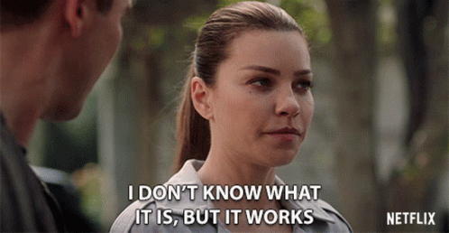 Chloe Decker I Dont Know What It Is But Its Working GIF