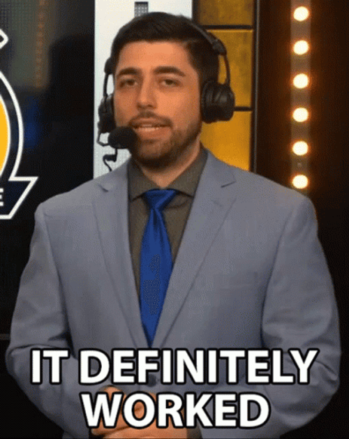 Its Working Emcee In His American Suit GIF