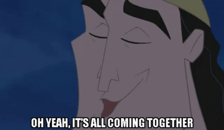Its Working Kronk Its All Coming Together GIF
