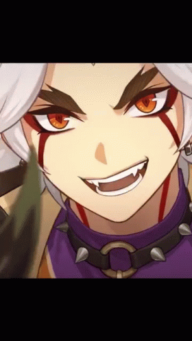 Charming Arataki Itto Ominous Grin GIF