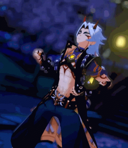 Arataki Itto Pumped Up Dance GIF
