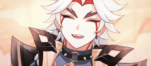 Arataki Itto Cute Chucking GIF