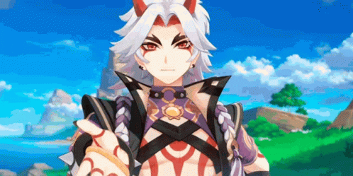 Arataki Itto Offering Hand GIF