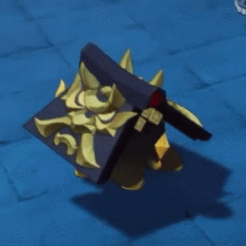 Ushi Itto Hiding In Book GIF