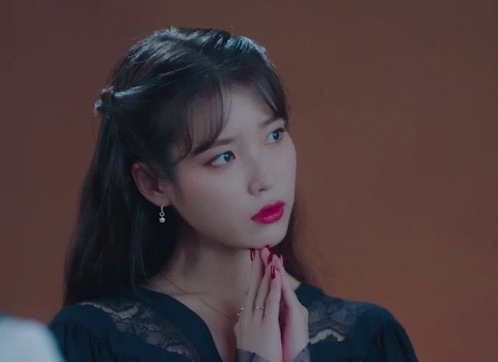 Iu Cute Korean Expression GIF