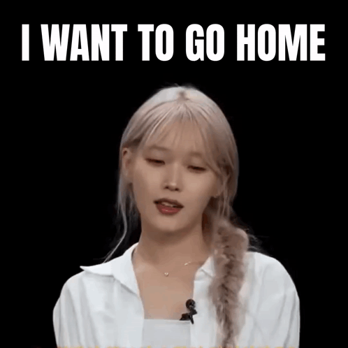 Iu I Want To Go Home GIF