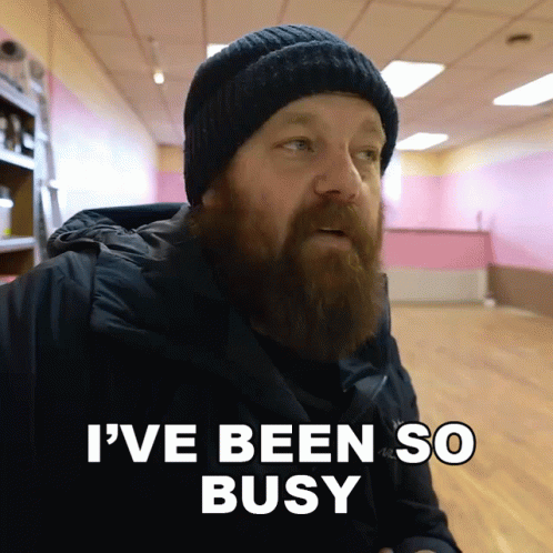 Ive Been So Busy Teddy Safarian GIF