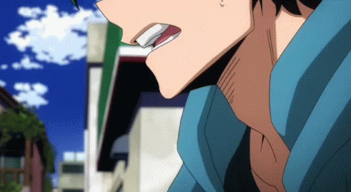 Angry Izuku Midoriya GIF