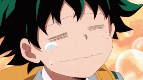 Izuku Midoriya Teary Eyed GIF