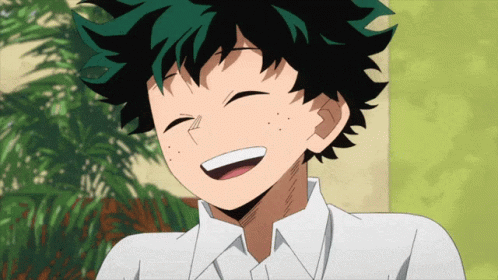 Izuku Midoriya Adorable Laugh GIF