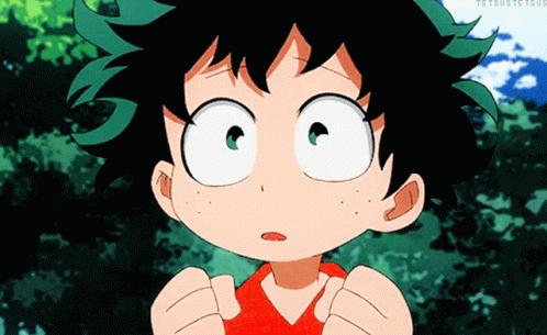 Baby Face Of Izuku Midoriya GIF