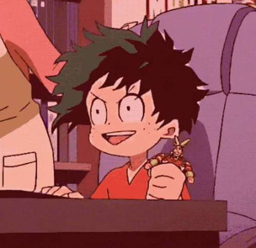 Izuku Midoriya Doing Headbang GIF