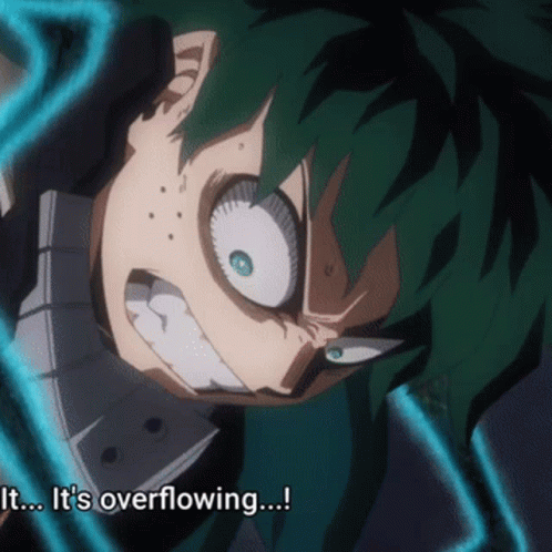 Izuku Midoriya It's Overflowing GIF