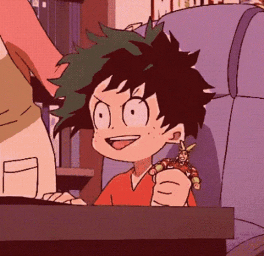 Izuku Midoriya Doing Headbang GIF
