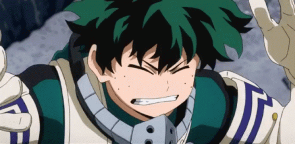 Izuku Midoriya Having Headache GIF