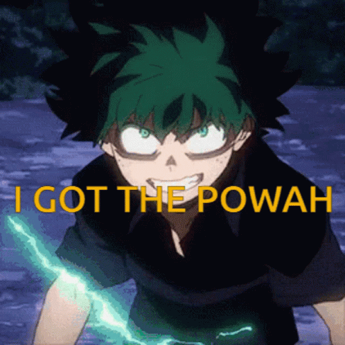 Izuku Midoriya I Got The Power GIF