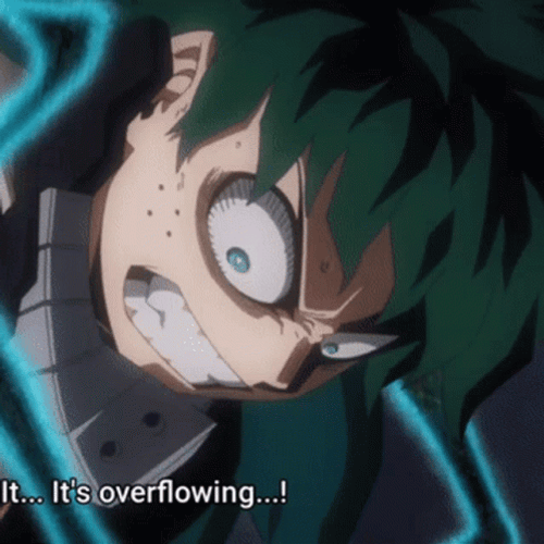 Izuku Midoriya It's Overflowing GIF