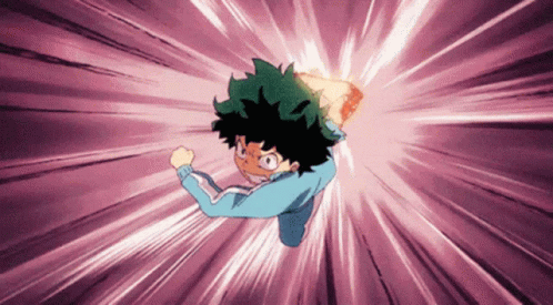 Izuku Midoriya Smash Power GIF