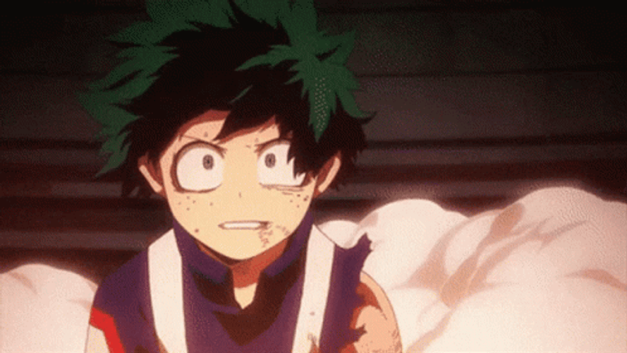 Izuku Midoriya Surrounded By Smoke GIF