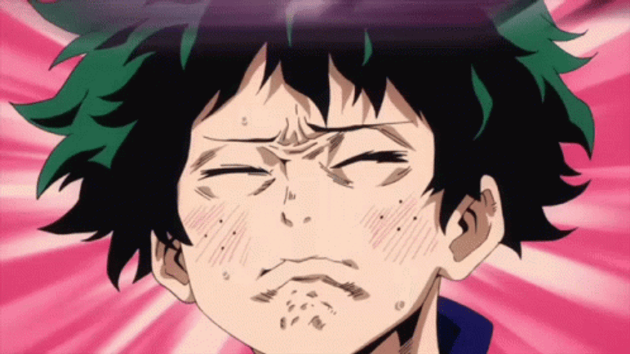 Izuku Midoriya The Pressure Being Number 1 GIF