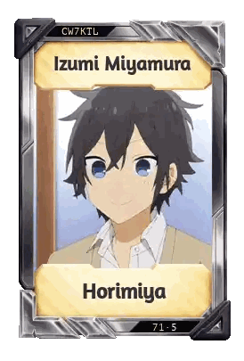 Izumi Miyamura Horimiya Card