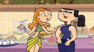 Izzy Giving A Loud Shout GIF