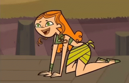 Izzy Making Floor Stunts GIF