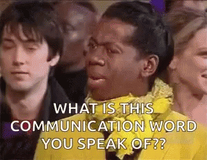 J. Alexander Confused Communication Word GIF