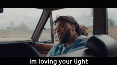 J Cole I'm Loving Your Light GIF