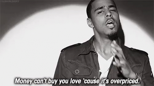 J Cole Money Can't Buy You Love GIF