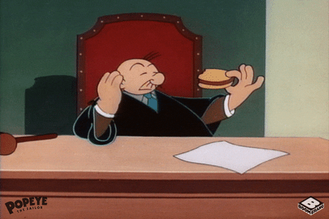 J. Wellington Wimpy Lunch Time GIF