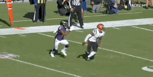 Ja'marr Chase Almost Failed But Got It GIF