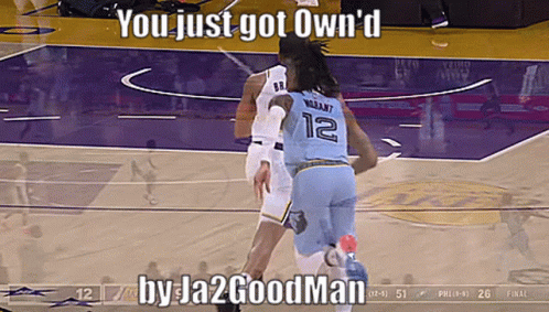 Ja Morant Blocking Meme GIF