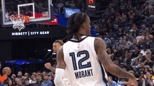 Ja Morant Gun Hand Sign GIF