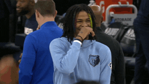 Ja Morant Gun Laughing GIF