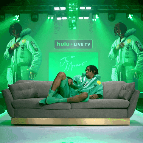 Ja Morant Sitting On Couch GIF
