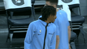 Ja Morant Warm Up Dance GIF